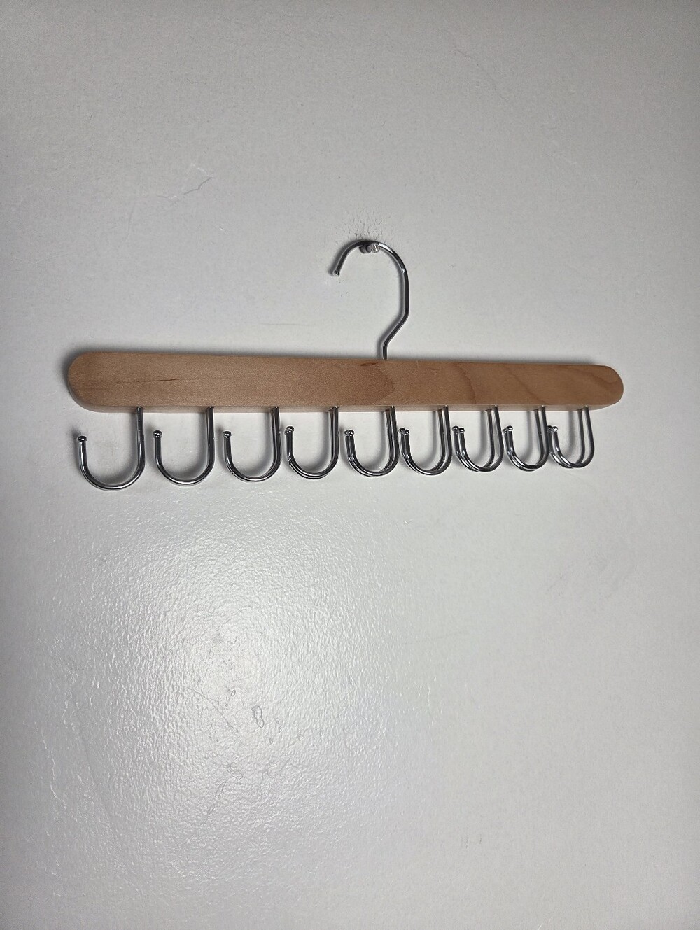 Wooden Accessories Hanger Rotating Customizable Ties Scarves Jewelry Belts